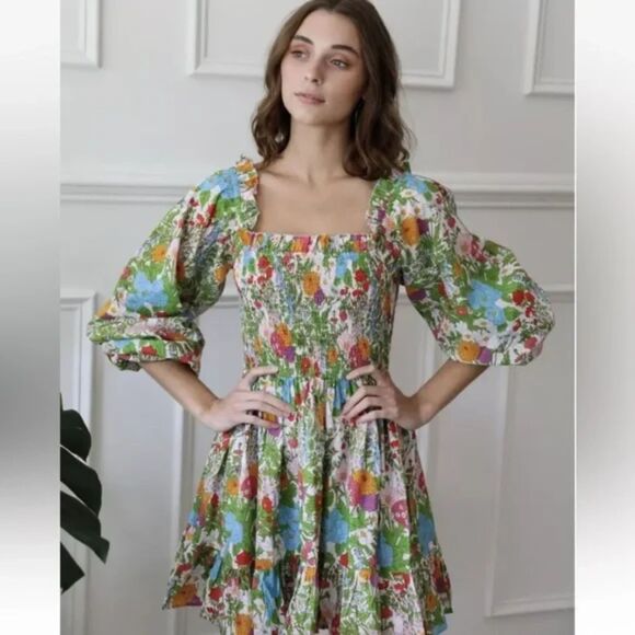 Mille Calista Dress in Summer Garden Floral XL - Picture 1 of 12